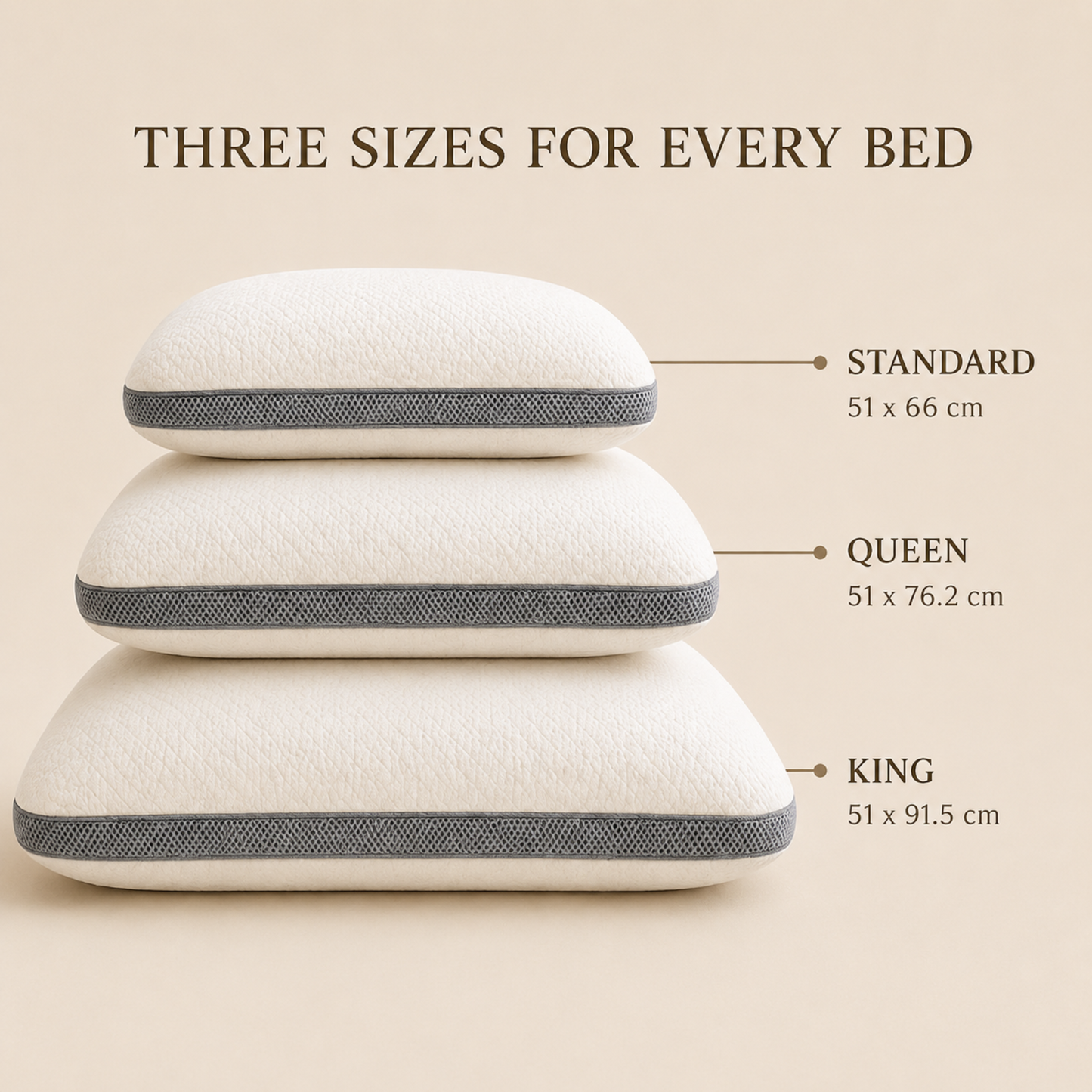 Premium Cooling Memory Foam Pillow
