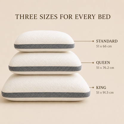 Premium Cooling Memory Foam Pillow